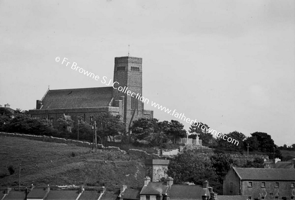 CHURCH AND TOWN FROM A DISTANCE